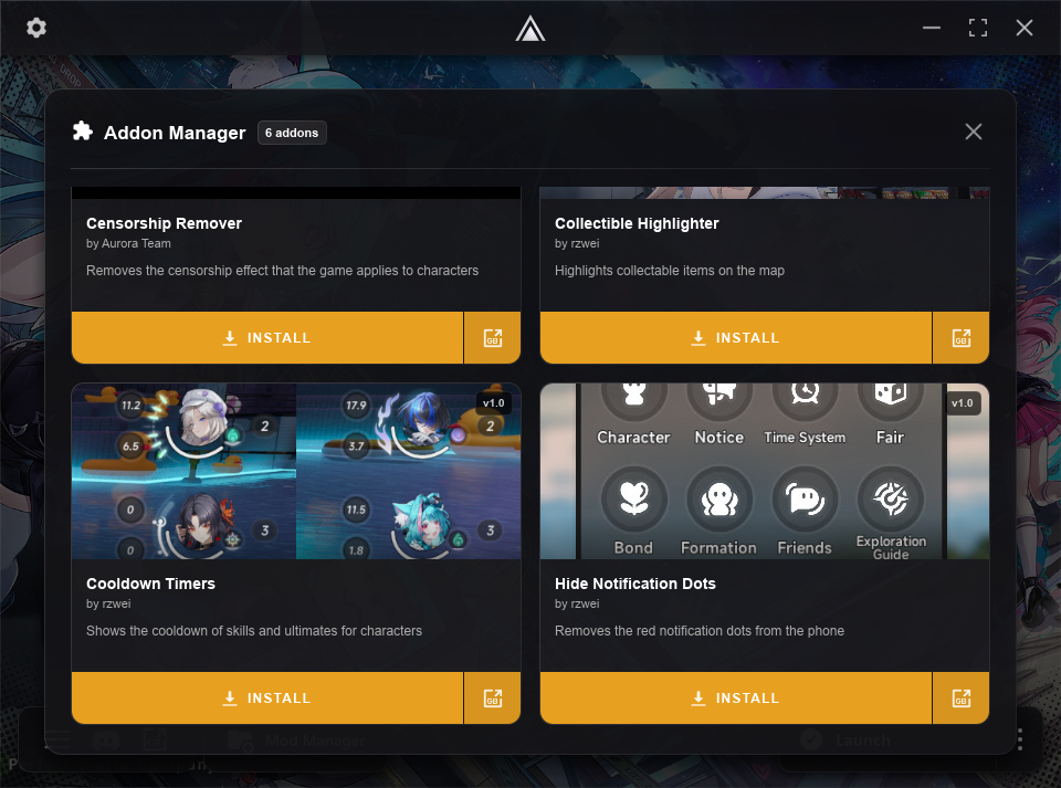 Builtin Addons